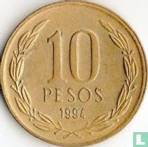 Chile 10 pesos 1994
