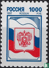 Flag and state coat of arms