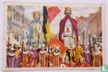's Gravenbrakel - Boudewijn IV met zijn Gemalin "Alix van Namen"