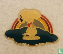 Snoopy op wolk