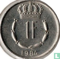 Luxemburg 1 Franc 1984