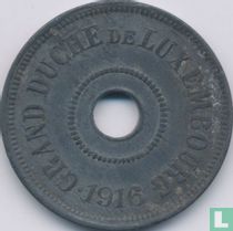 Luxembourg 25 centimes 1916 (type 2)