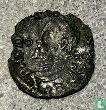 Brabant ½ liard 1596 "gigot" (star)