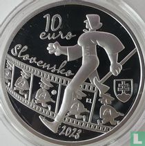 Slowakije 10 euro 2023 (PROOF) "100th anniversary Birth of Viktor Kubal"
