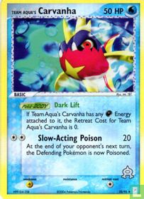 Team Aqua's Carvanha (Reverse holo)