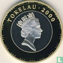Tokelau 5 tala 2000 (PROOF) "100th Birthday of the Queen Mother - VE day celebrations"
