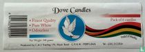 Dove candles pack of 6