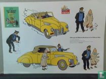 Stickervel Kuifje Les 7 Boules de Cristal
