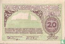 Röschitz 20 Heller 1920