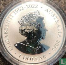 Australia 1 dollar 2023 "Southern white rhinoceros"