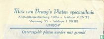 Max van Praag Platen speciaalhuis