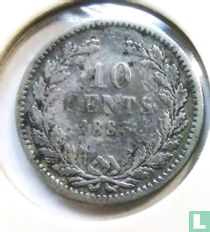 Pays-Bas 10 cents 1885 acheter
