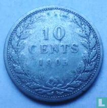 Pays-Bas 10 cents 1905 acheter