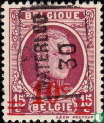 Le roi Albert I, avec surcharge