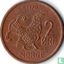 Norvège 2 øre 1970
