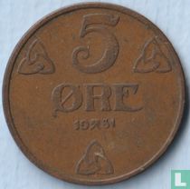 Norvège 5 øre 1931 acheter