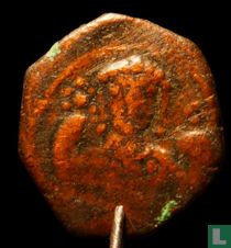 Empire byzantin, Manuel I Comnenus (1143-1152 ap. J.-C.), AE14, AE Half Tetarteron
