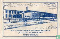 N.V. Groninger Steenfabrieken "Adco" Aardewerk 