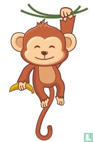 Singes catalogue de timbres/etiquettes