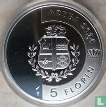Aruba 5 florin 2024 (PROOFLIKE) "Cabay di Awa"