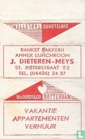 Banket Bakkerrij annex Lunchroom J. Dieteren-Meys