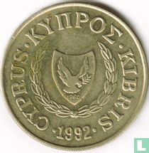 Cyprus 20 cents 1992