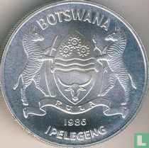 Botswana 2 Pula 1986 "Commonwealth Games in Edinburgh"