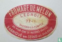 Melun cheese. Ledroit. Sauvigny-Le-Temple.