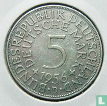 Germany 5 mark 1956 (D)