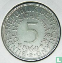 Deutschland 5 Mark 1960 (D)
