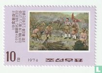 Kim Il Sung en soldaten kopen