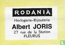 Rodania Horlogerie-Bijouterie - Albert Joris