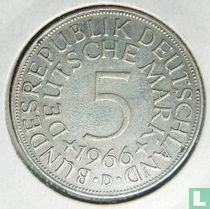 Germany 5 mark 1966 (D)