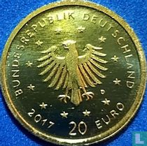 Germany 20 euro 2017 (D) "Eurasian golden oriole"