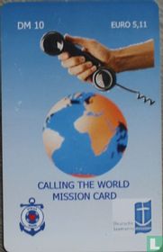 Calling the world Mission card
