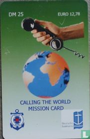 Calling the world Mission card 