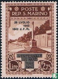 Aufdruck "28 LVGLIO 1943/1642 F.R."
