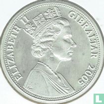 Gibraltar 5 pounds 2005 (PROOF - silver) "Dambuster Raid"