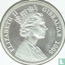 Gibraltar 5 pounds 2005 (BE) "200th anniversary of the Battle of Trafalgar - Death of Horatio Nelson"