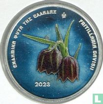 Greece 5 euro 2023 (PROOFLIKE) "Fritillaria Davisii"