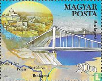 Ponts Élisabeth et aux Chaînes à Budapest