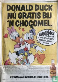 Donald Duck nú gratis bij 'n chocomel.