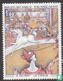 Painting by G. Seurat (Circus)