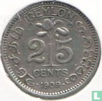 Ceylan 25 cents 1909