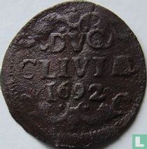 Clèves 1 duit 1692