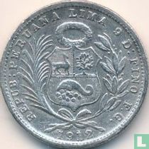 Peru 1/5 Sol 1912 (FG)