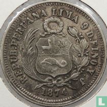 Peru 1/5 sol 1874