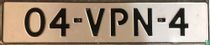 Nummerbord aanhanger Nederland