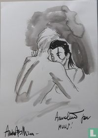 Couple in each other's arms