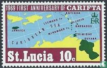 Free trade area CARIFTA 1 year